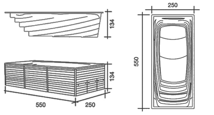 LPZ Techniek USSPA - USSPA Swim Spa XL - Specificaties